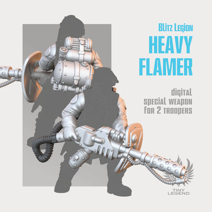 Blitz Legion Heavy Flamers STL