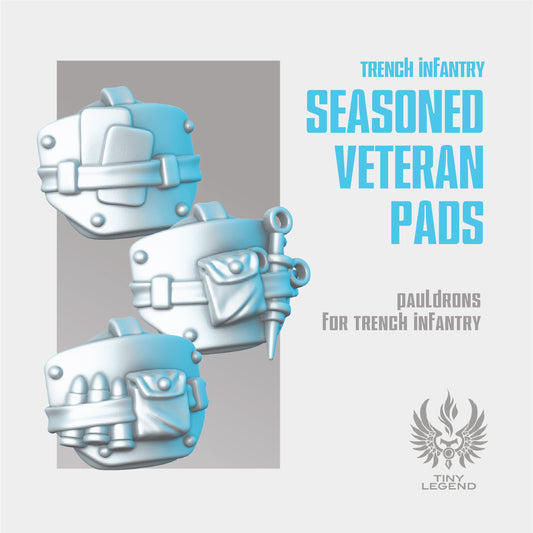 Infantry Seasoned Veteran pads STL