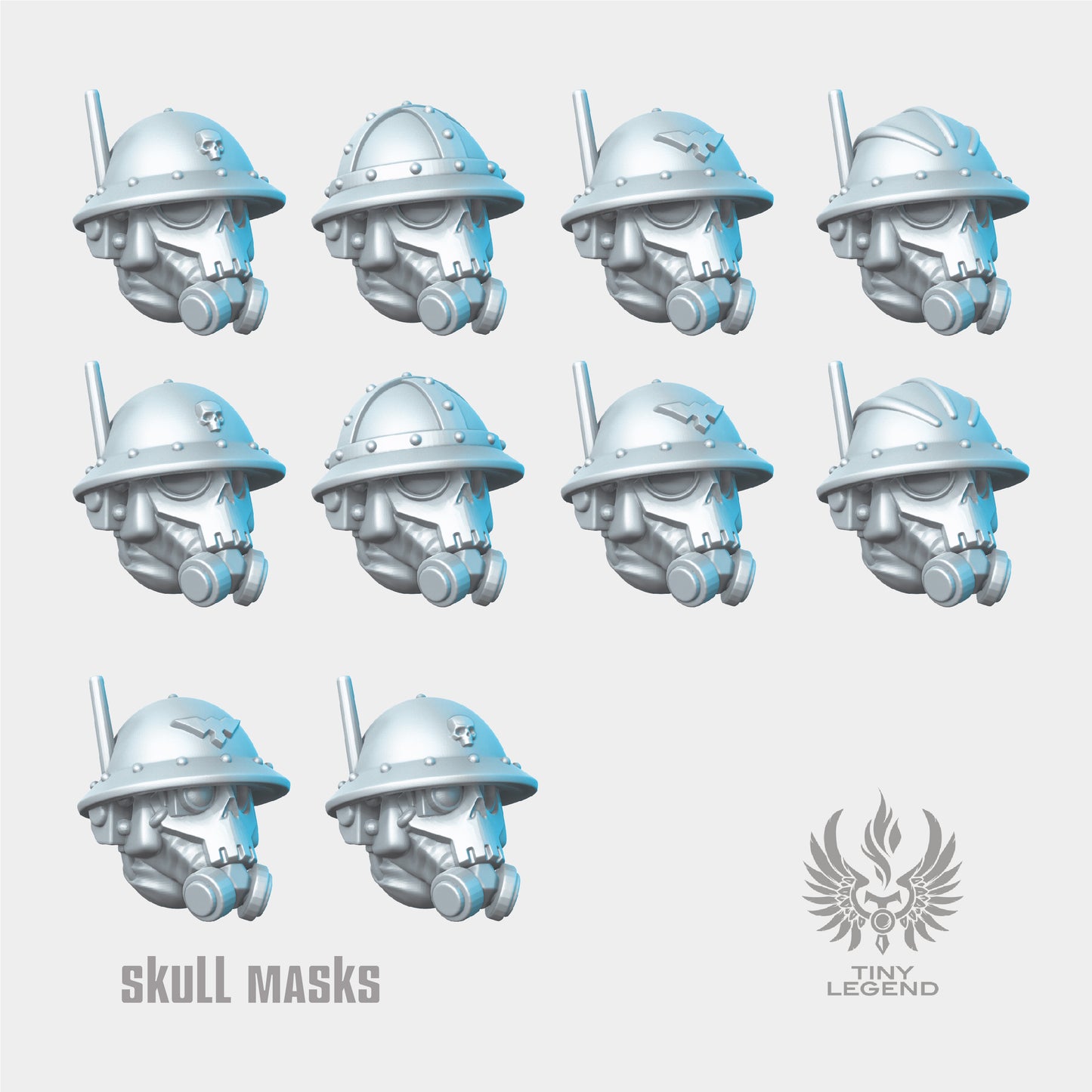 Brodie skull helmets STL