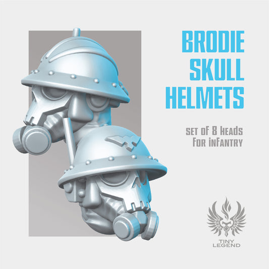 Brodie skull helmets STL