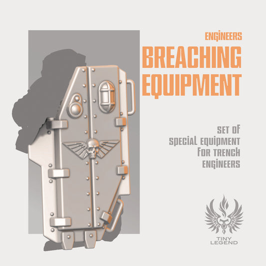 Trench engineers breaching equipment