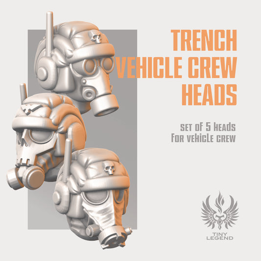 Trench vehicle crew heads