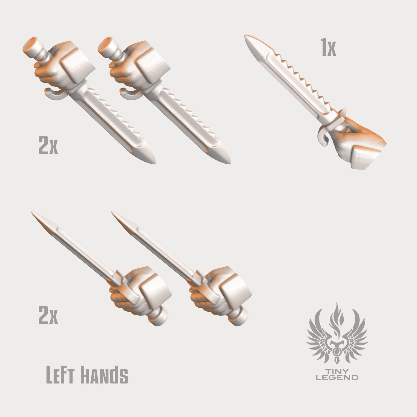 Infantry Hands with bayonets