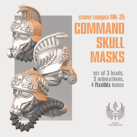 MK-35 Storm Trooper Command Skull Masks