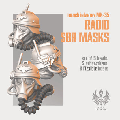 MK-35 Radio SBR Masks