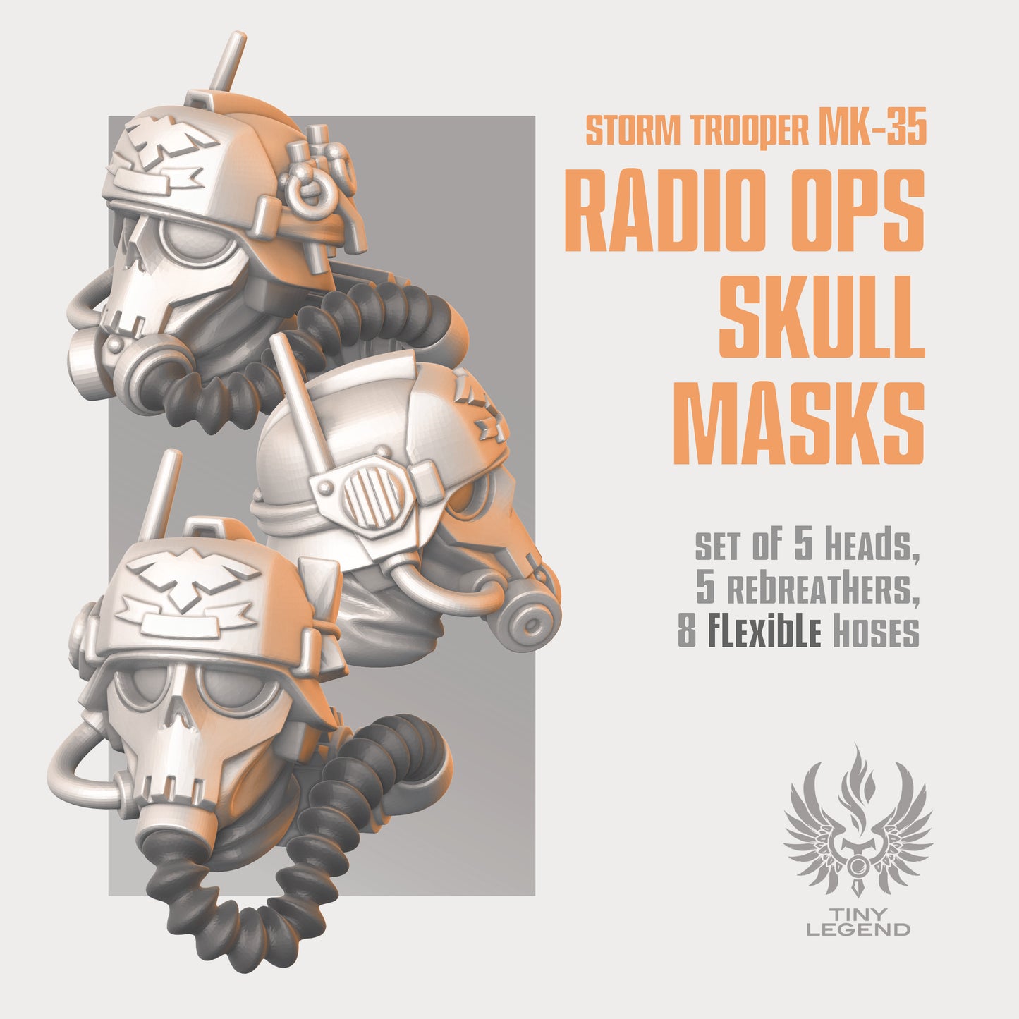 MK-35 Storm Trooper Radio Ops Skull Masks