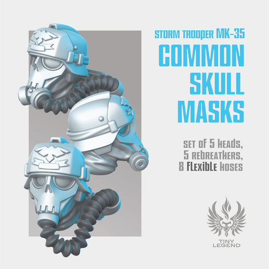 MK-35 Storm Trooper Common Skull Masks STL