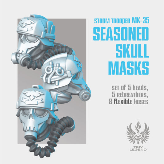 MK-35 Storm Trooper Seasoned Skull Masks STL