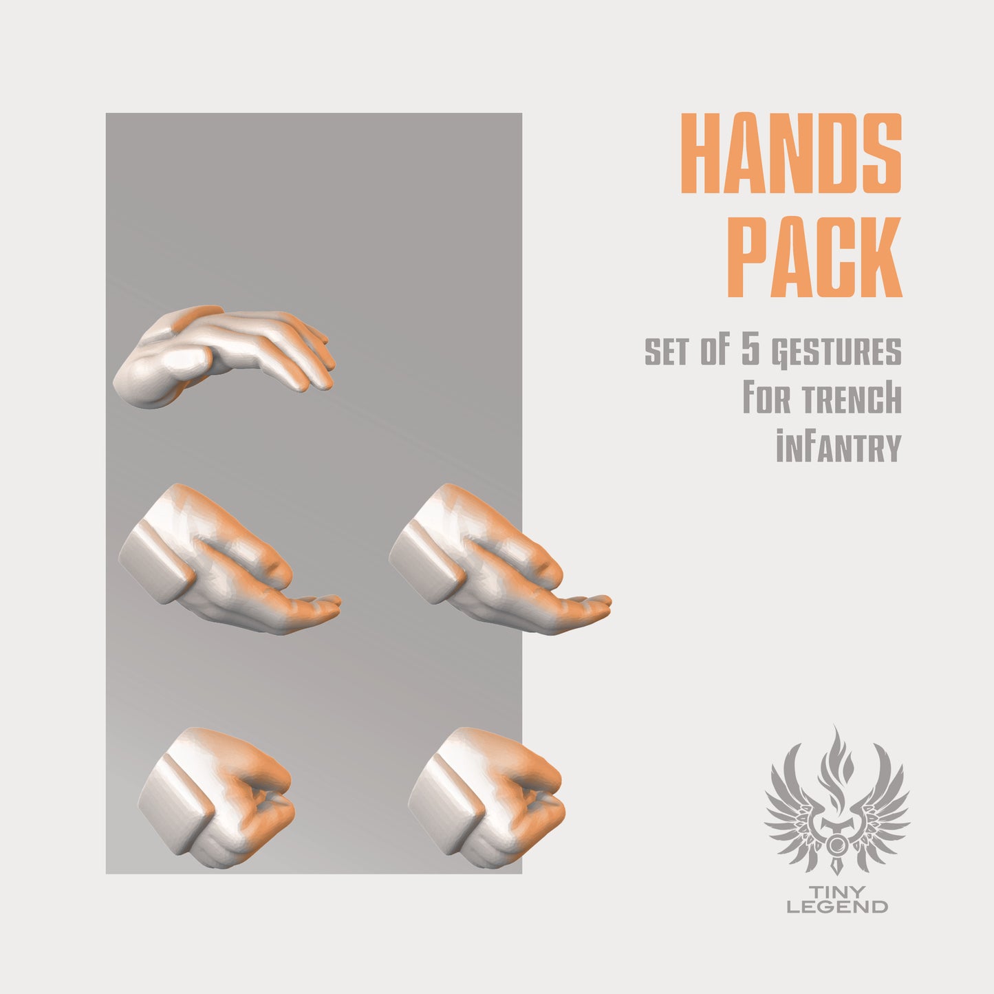 Infantry Hands pack