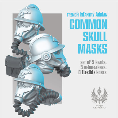 Adrian Common Skull Masks STL