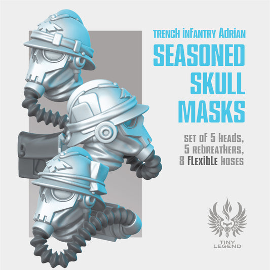 Adrian Seasoned Skull Masks STL