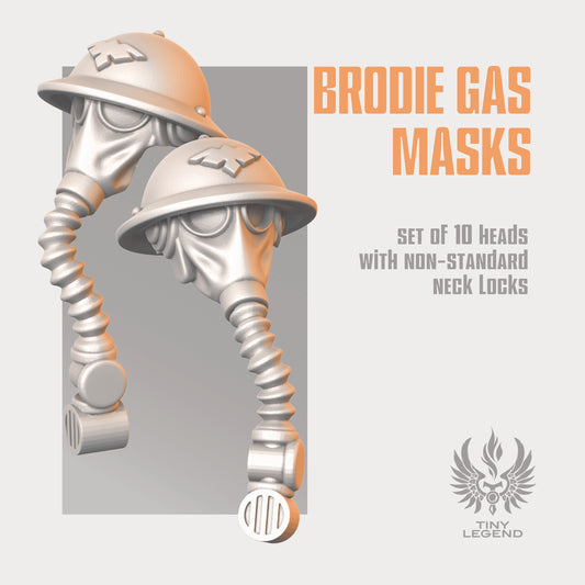 Classic Brodie gas masks set