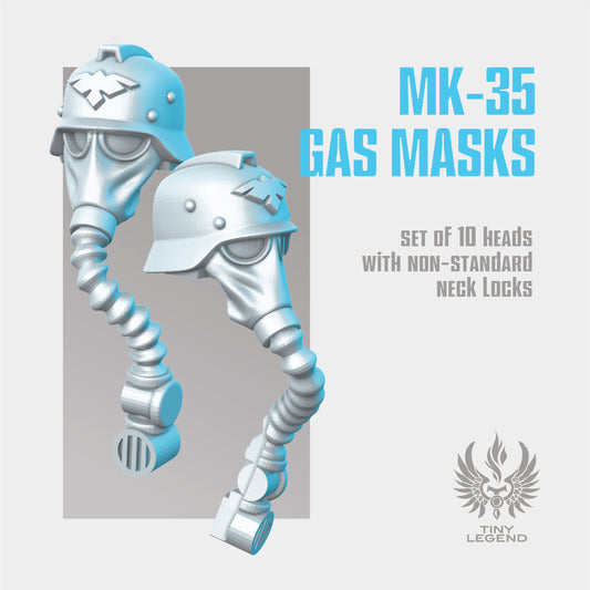 Classic MK-35 gas masks set STL