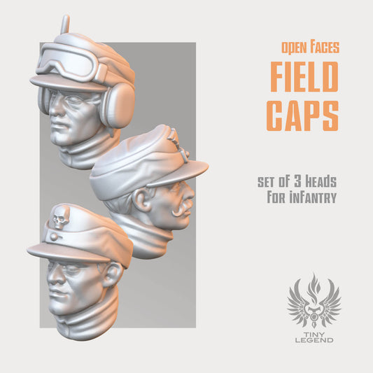Field Caps - Open faces