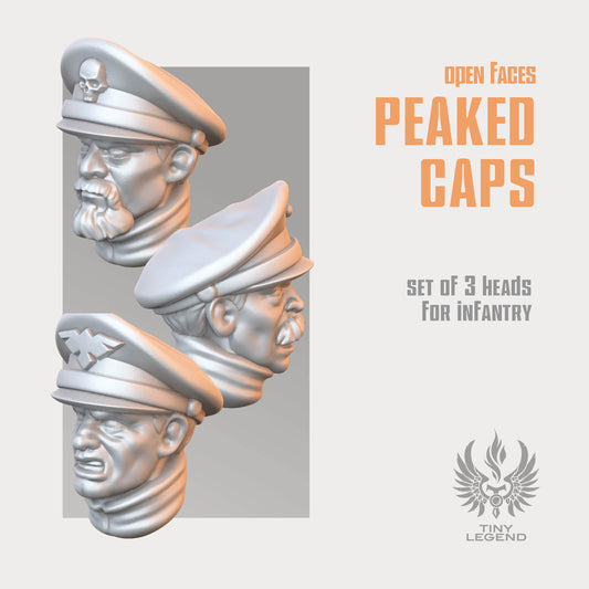Peaked Caps - Open Faces