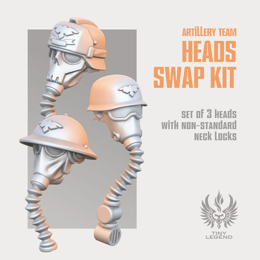 Artillery Team Heads swap kit