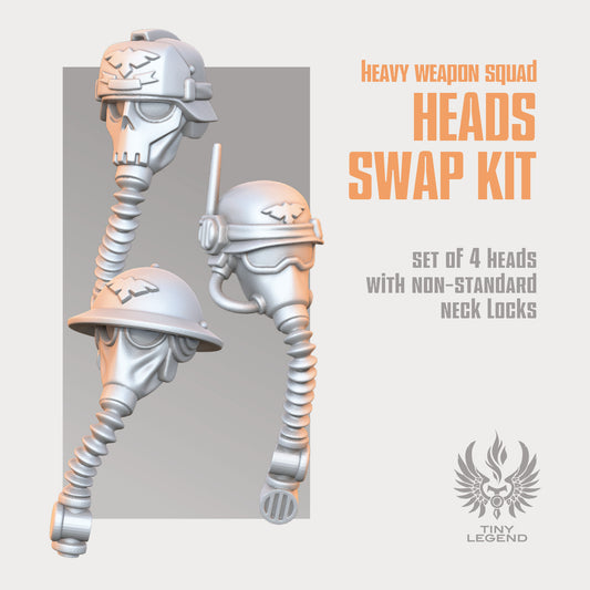 Heavy Weapon Squad Heads swap kit