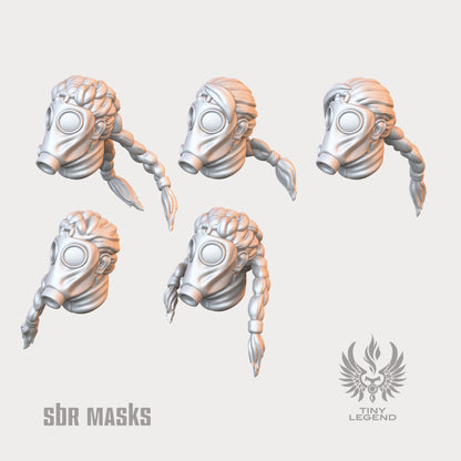 Infantry Unhelmeted Braided Masks