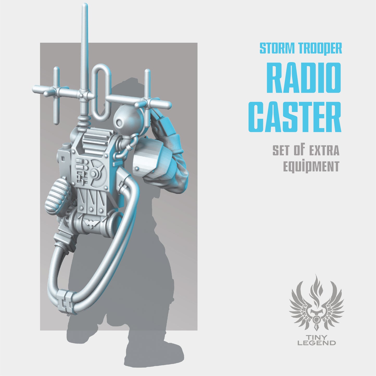 Storm trooper radio caster STL