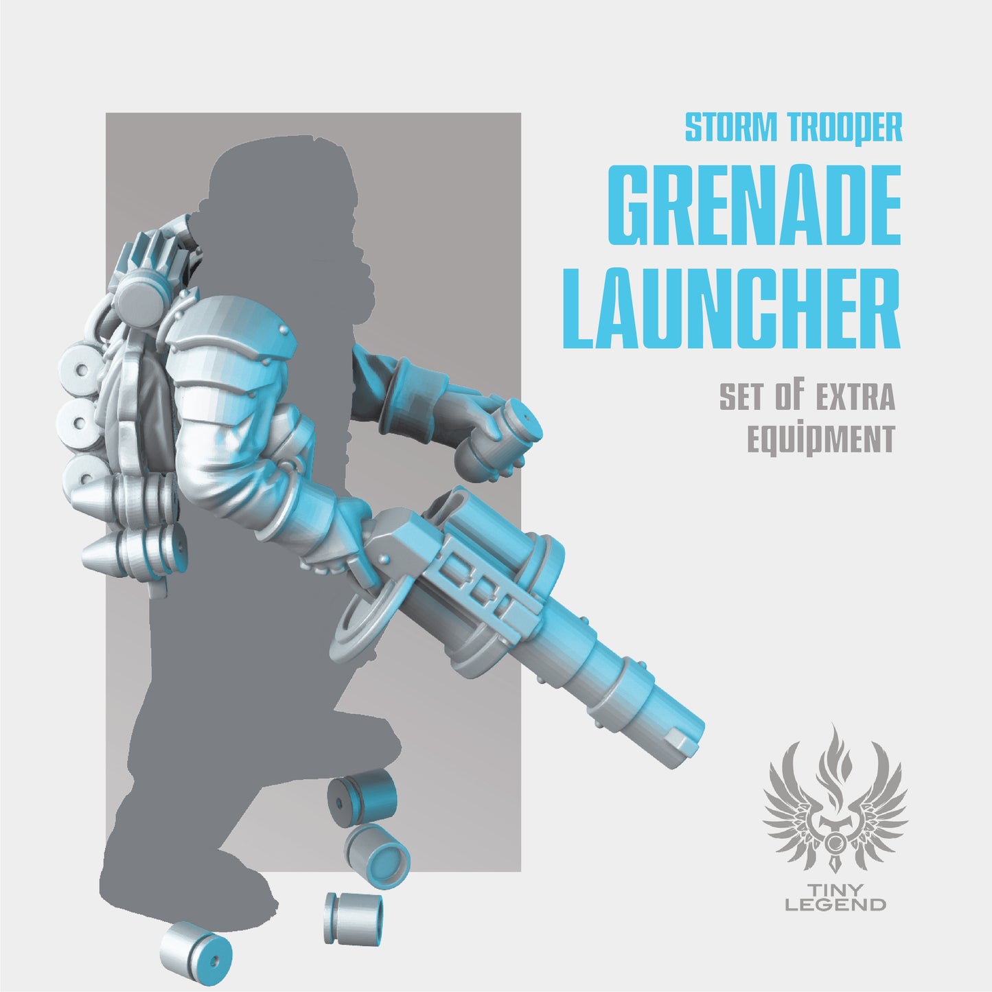 Storm trooper grenade launcher STL