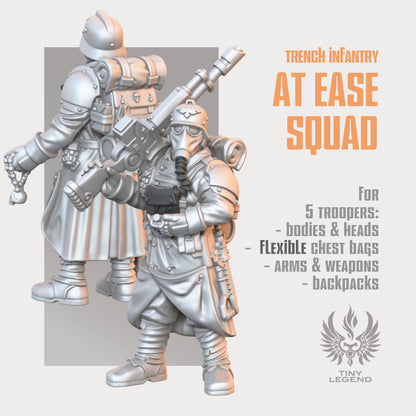 Infantry At Ease Squad