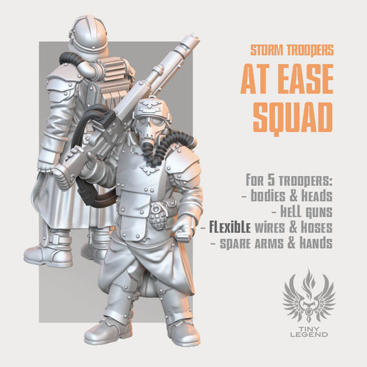 Storm Troopers At Ease Squad