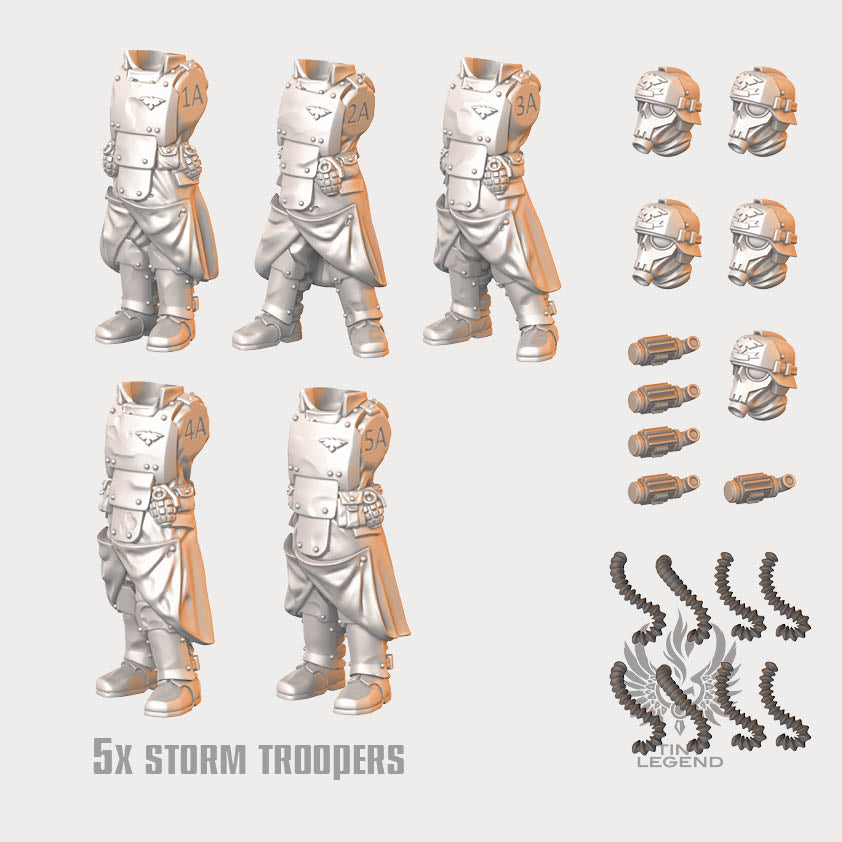 Storm Troopers At Ease Squad