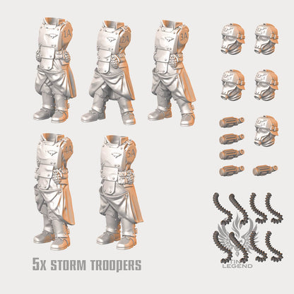 Storm Troopers At Ease Squad
