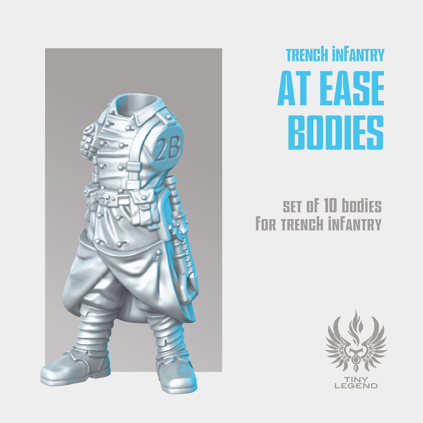 Infantry At Ease Bodies STL