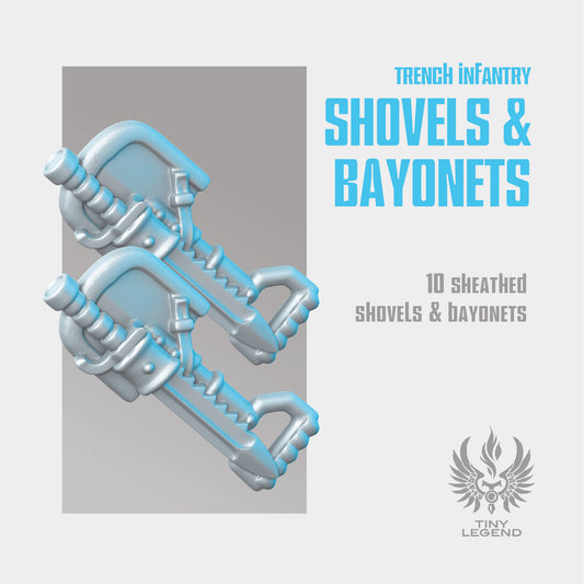 Shovels & bayonets STL