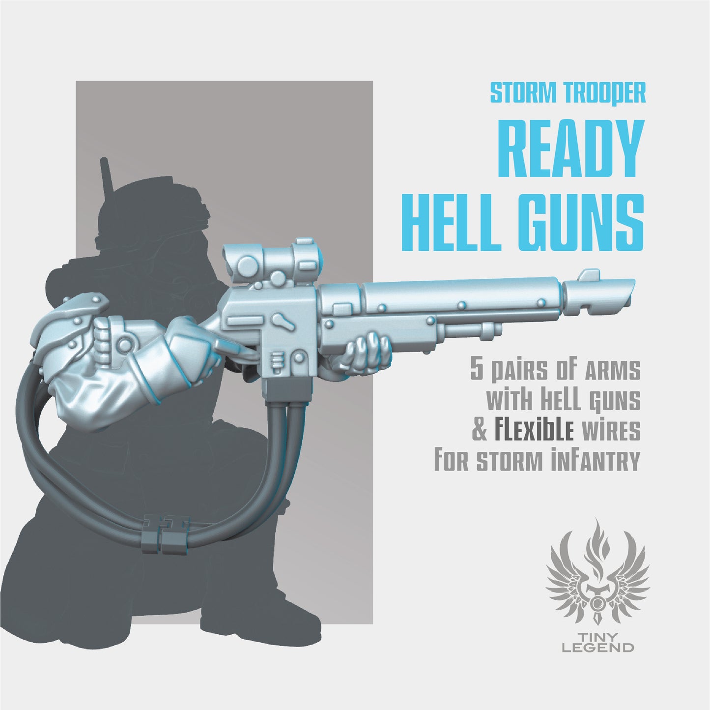 Storm Trooper Ready Hell Guns STL