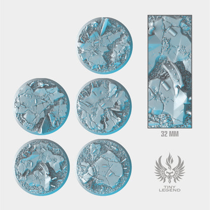 Urban ruins bases 32 mm STL