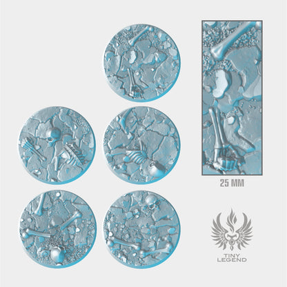 Undead grounds bases 25 mm STL