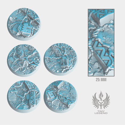 Ancient grounds bases 25 mm STL