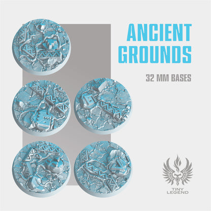 Ancient grounds bases 32 mm STL