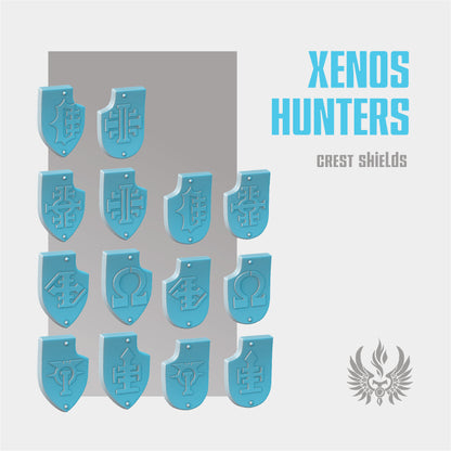 Xenos Hunters Crest Shields STL