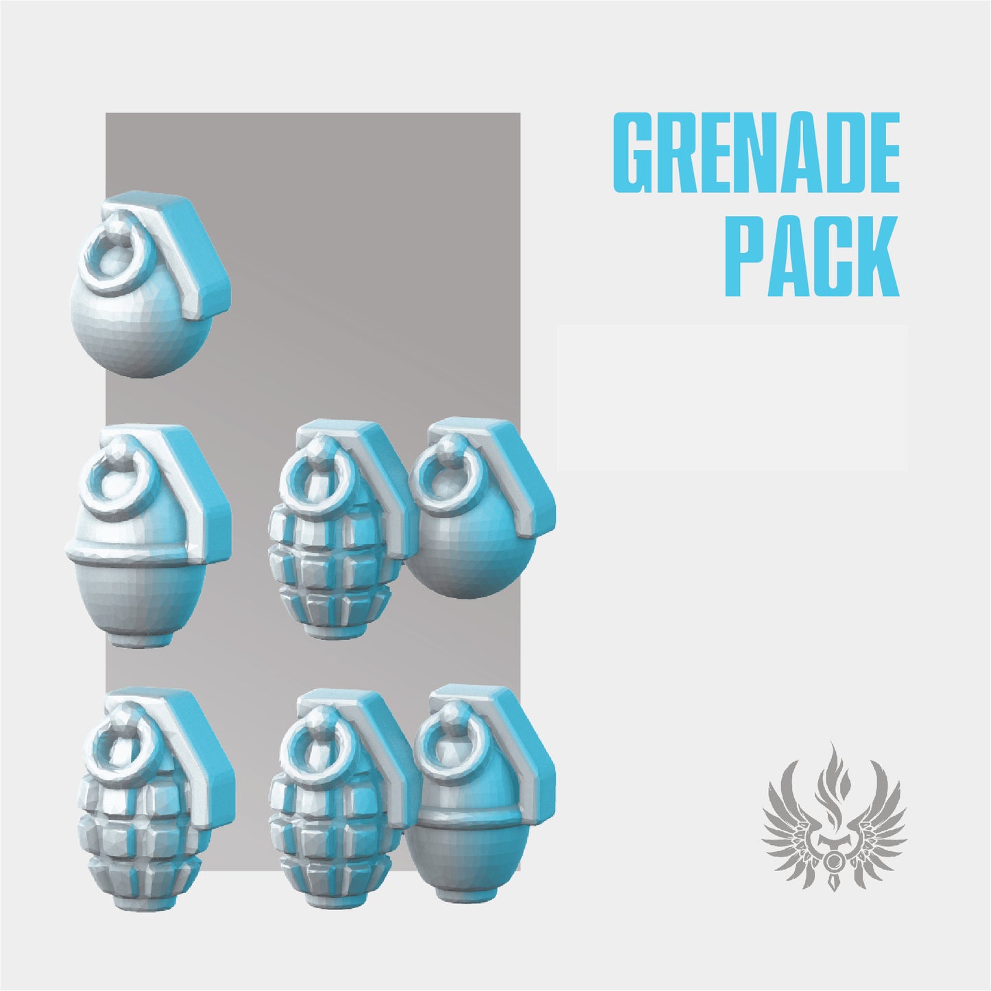 Grenade pack STL