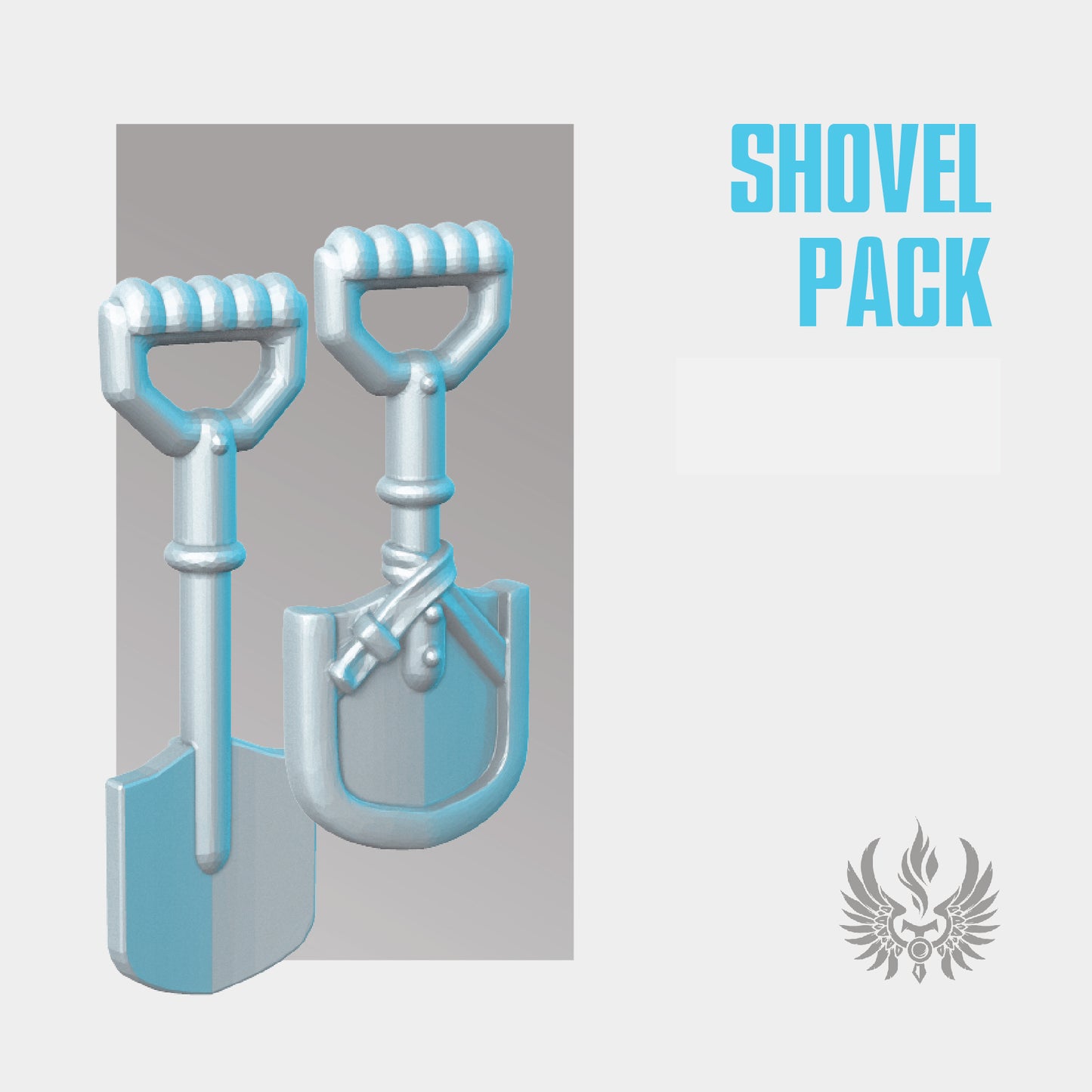 Shovel pack STL