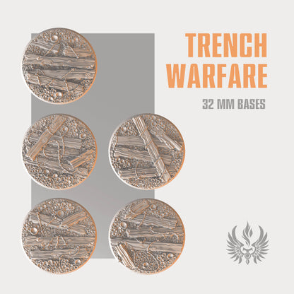 Trench warfare bases 32 mm