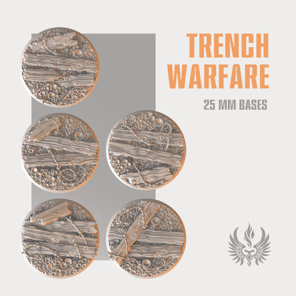 Trench warfare bases 25 mm