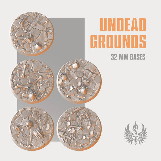 Undead grounds bases 32 mm