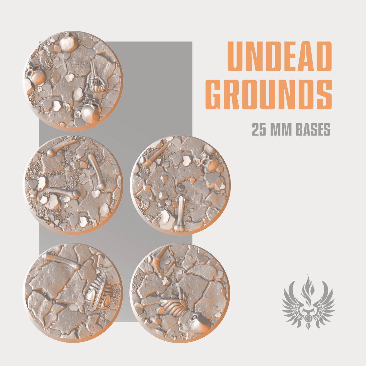 Undead grounds bases 25 mm