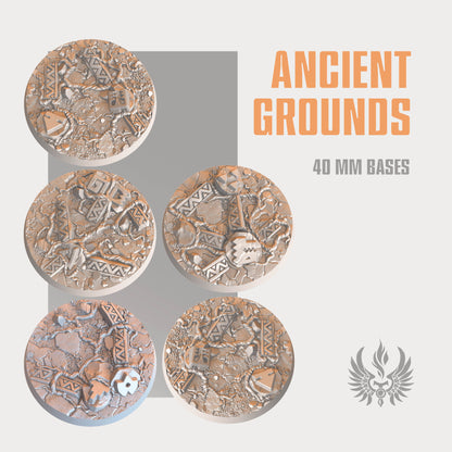 Ancient grounds bases 40 mm