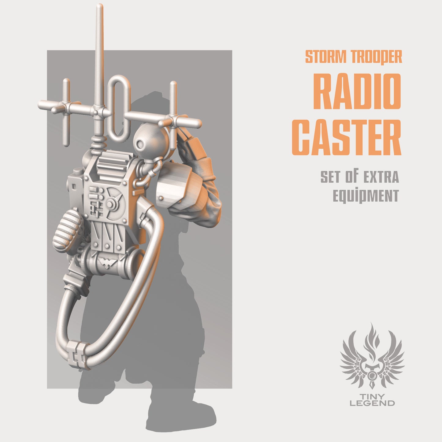 Storm trooper radio caster