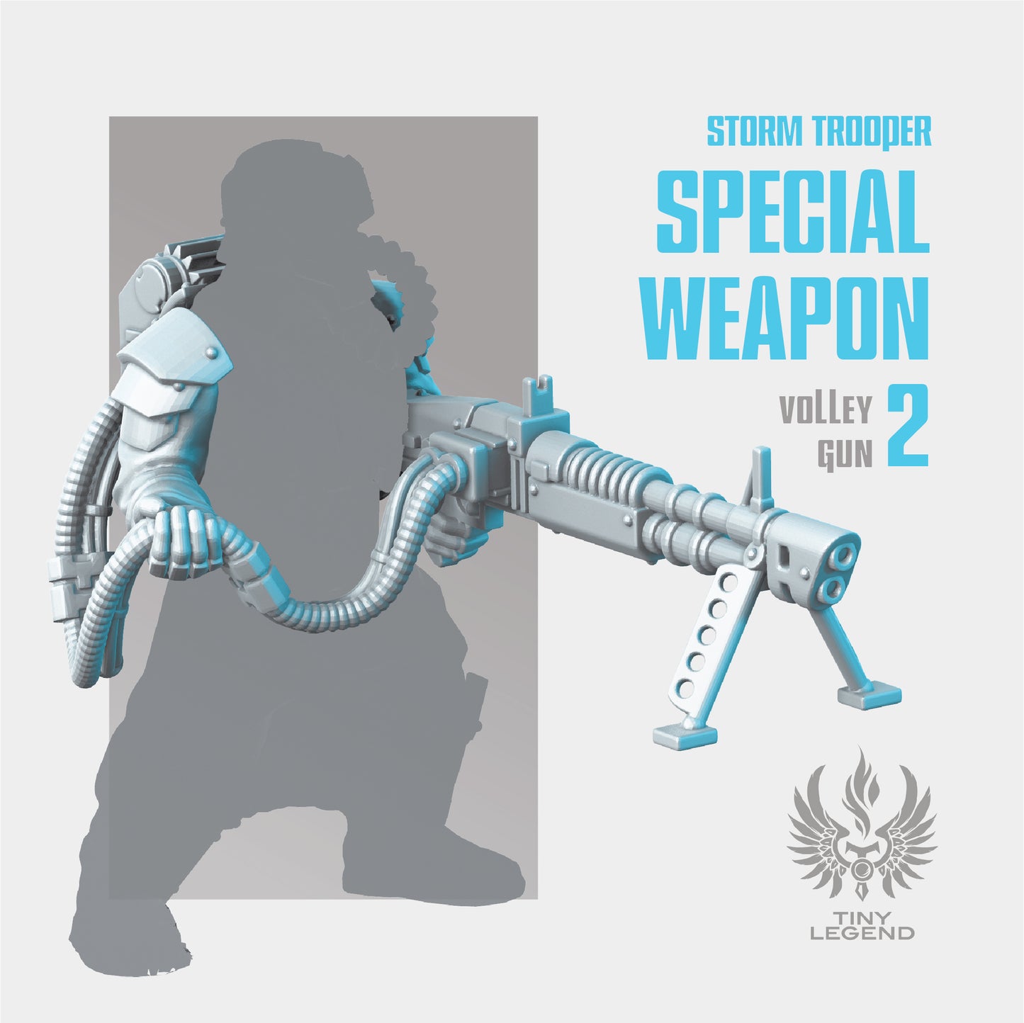 Storm trooper volley gun STL